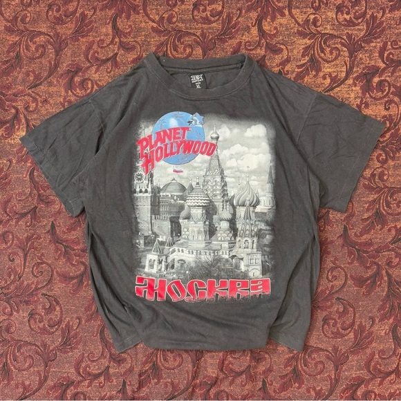 planet hollywood Other - 80/90s Planet Hollywood Russia Single Stitch Tee